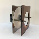 Wall lamp in smoked plexi 70s