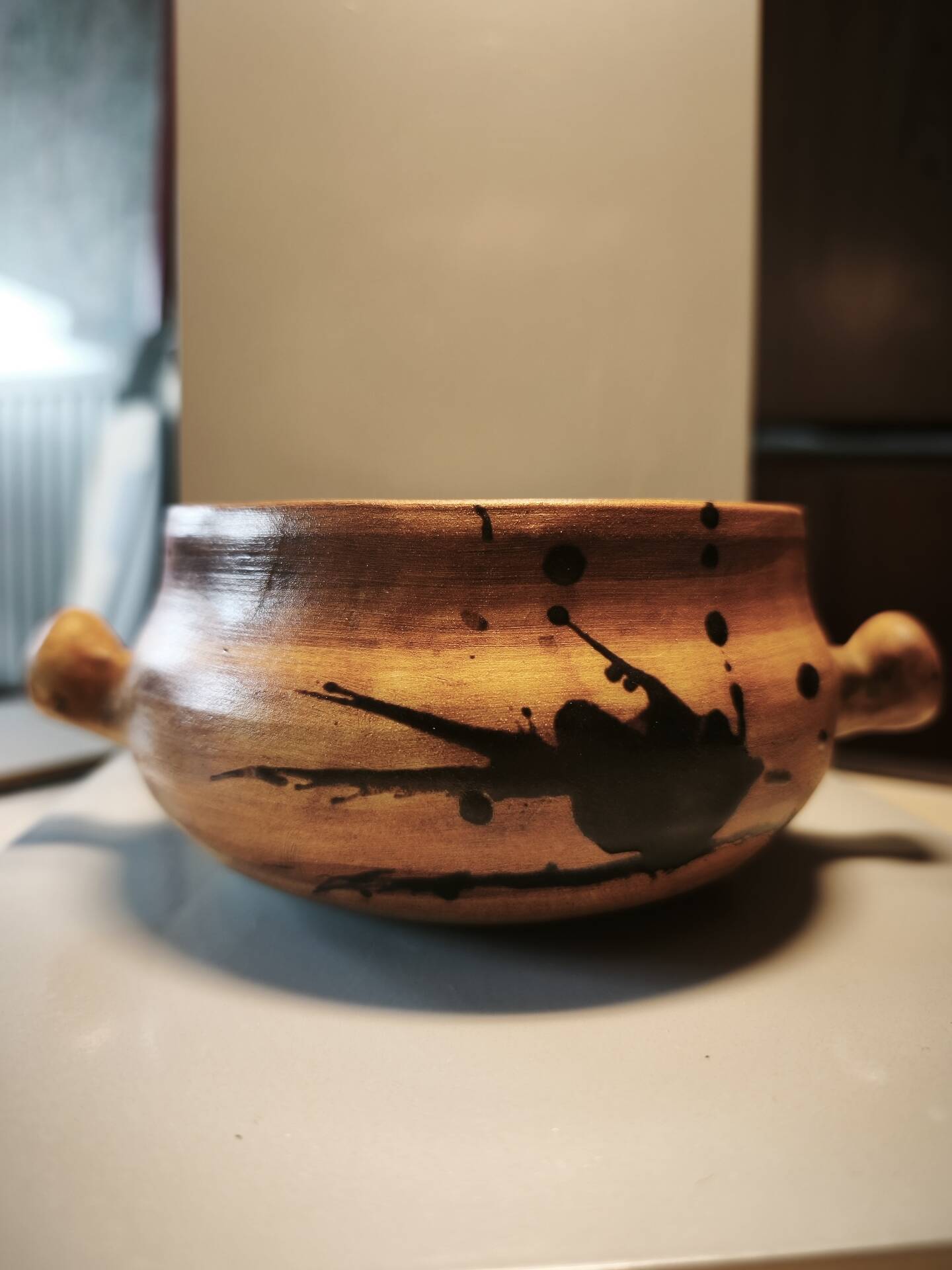 Bowl and saucer Pottery of the Dove Orriule Madeleine Brault