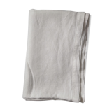 Vintage white damask tablecloth