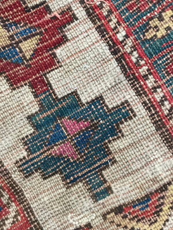 Carpet old caucasian kazak Hall 102 x 274 CM