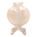 Crystal fish vase by bayel royal crystal of champagne