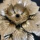 Masca golden flower applique
