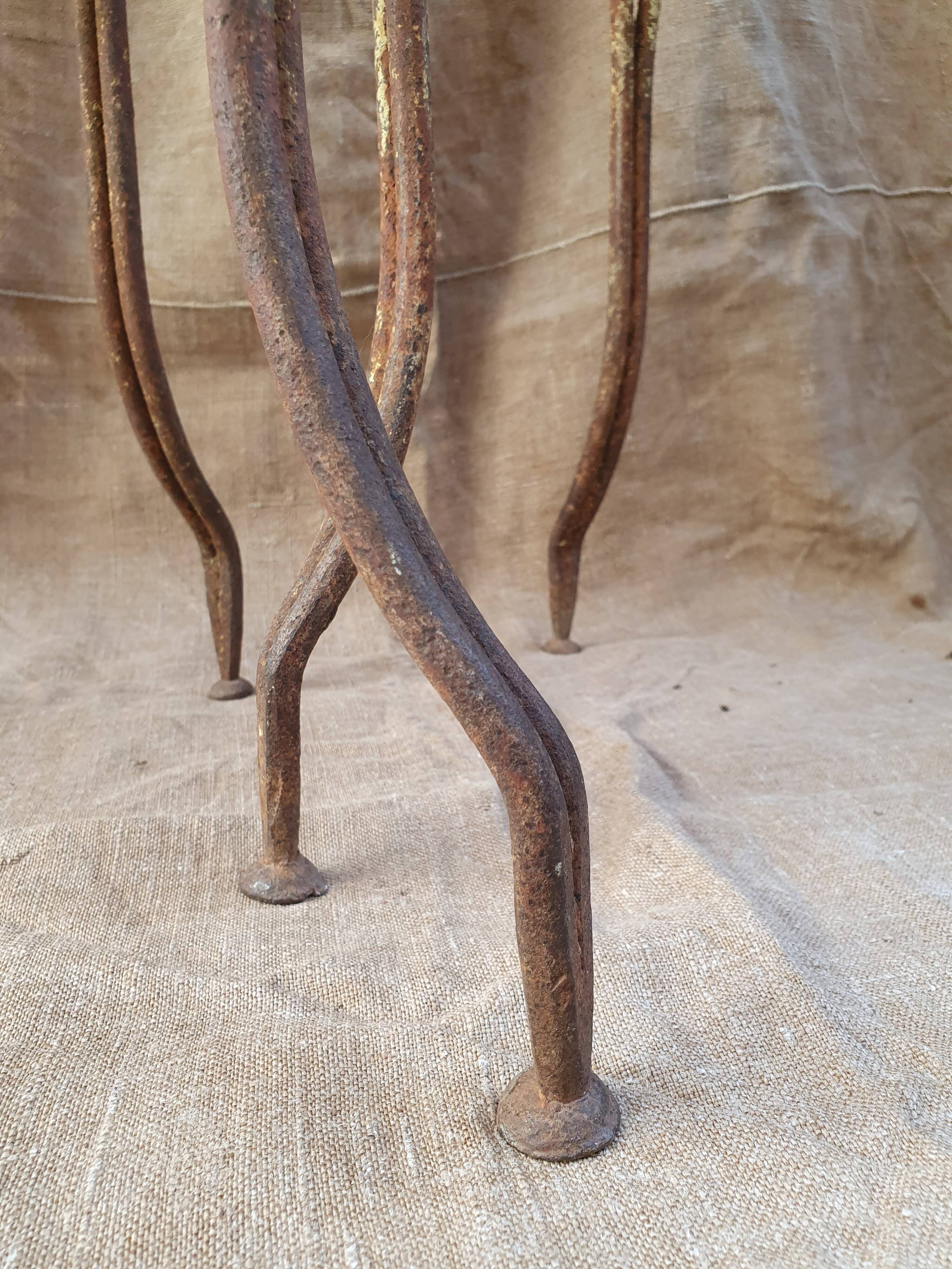 Pair of 19th century garden chairs