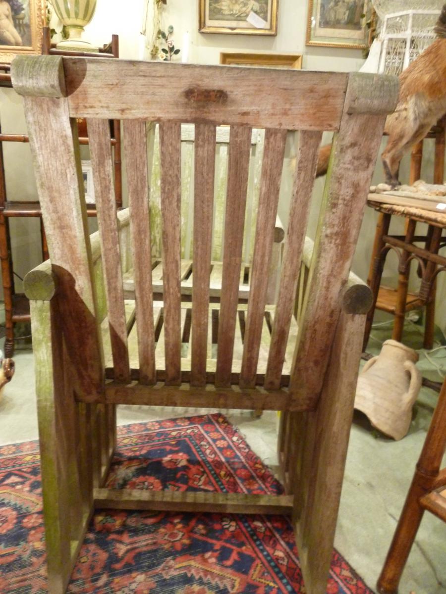 Pair of garden chairs