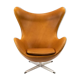 The Egg, model 3316 designed by Arne Jacobsen in 1958 and manufactured by Fritz Hansen.