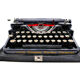 1926 new tape revised black tape underwood typewriter 3 bank