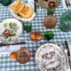 Exceptional set of 15 large mismatched plates.