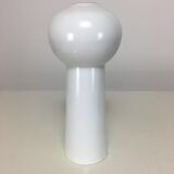 Scandinavian modernist vase, white ceramics