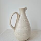 Stoneware Carafe/Vase '1970s "Grespots" - Digoin France Vintage