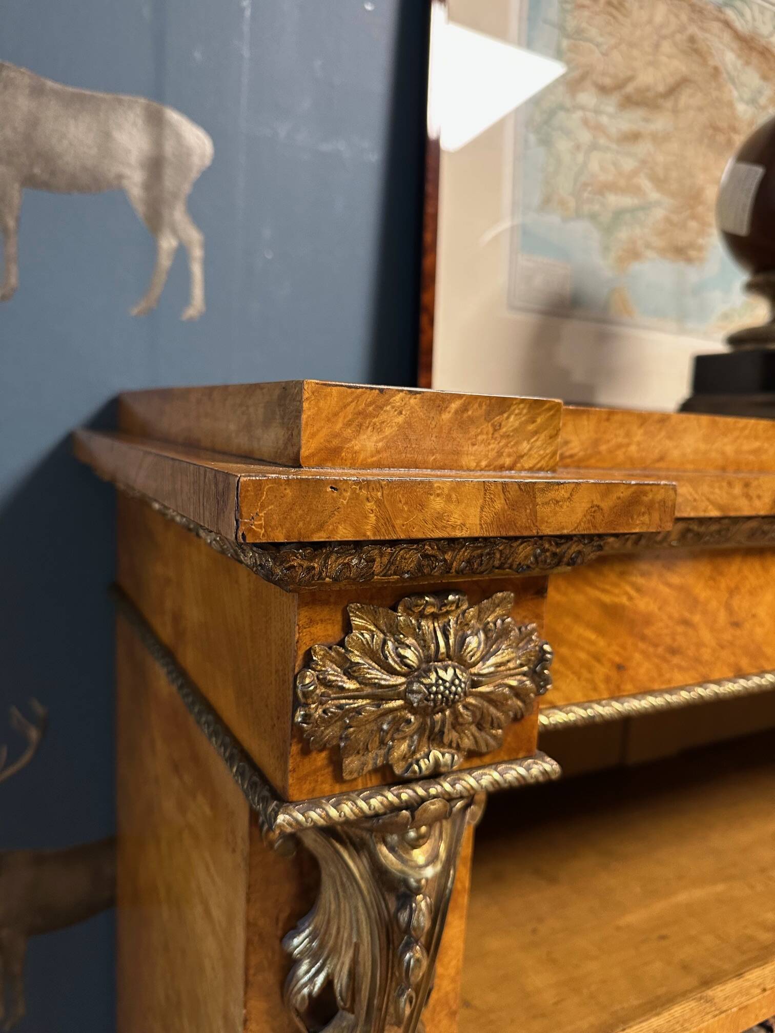 Antique open bookcase