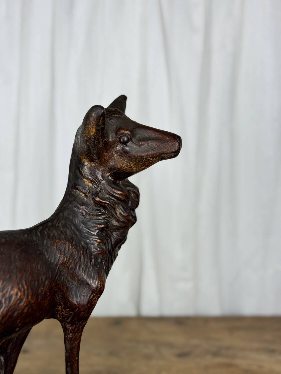 Terracotta sculpture of a young stag, Salvetti, 20th century