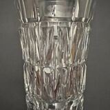 Carved crystal vase from Saint Louis