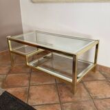 Table basse Roche Bobois. 1970. Hollywood Regency. 110x75
