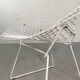 White Diamond armchair by Harry Bertoia 1st edition for Knoll, 1990