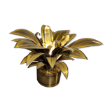 Maison jansen flower table lamp, 1970s