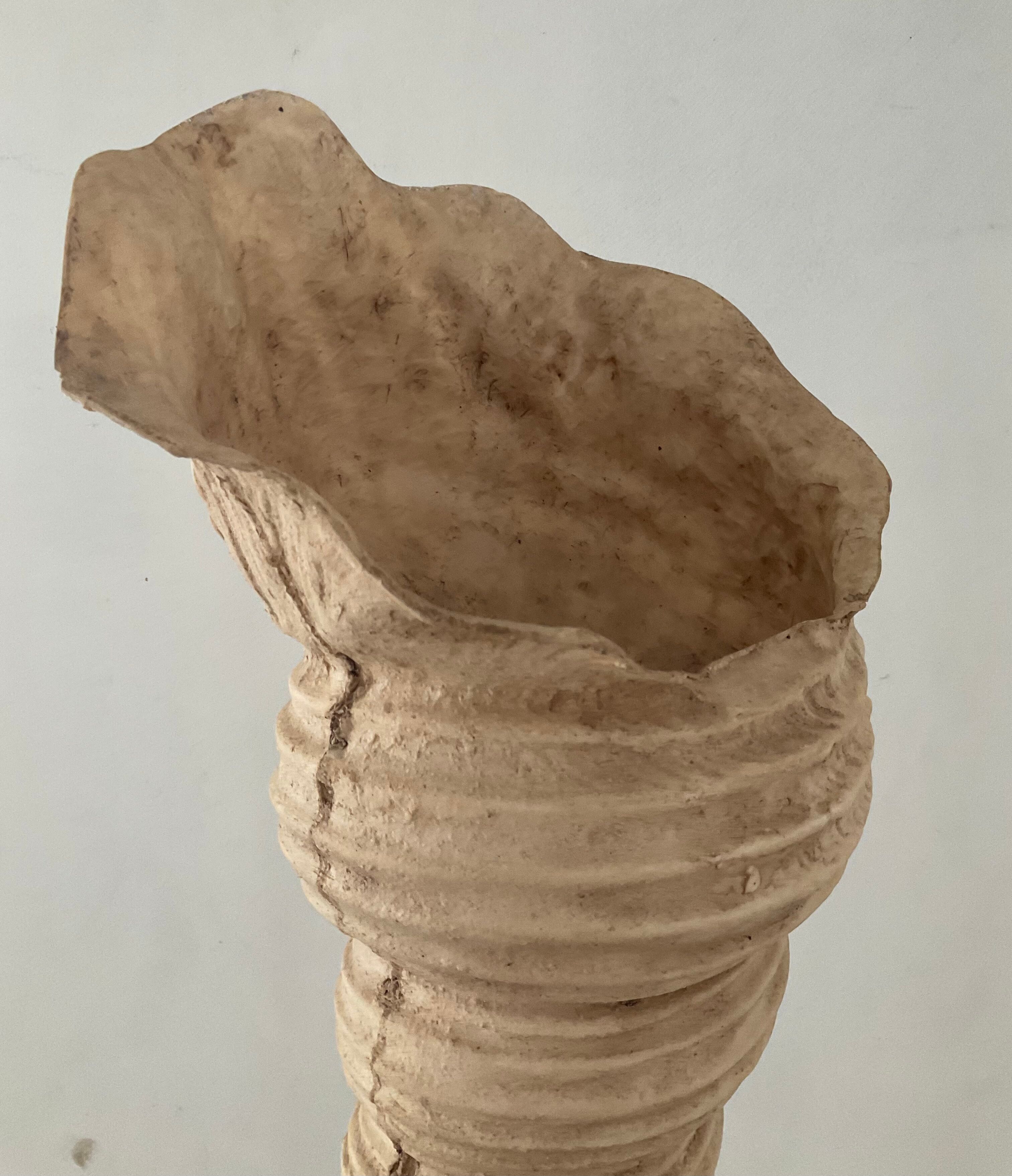 Floor lamp Shell "Ariell" by IIhan Koman 80s