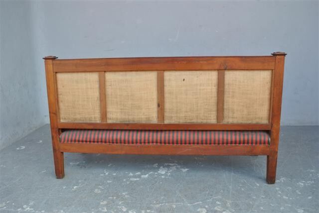 Seat style Empire early 1900s mahogany