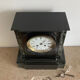 Napoleon III clock in marble and brass nineteenth century