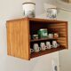 Étagère murale ou à poser teck style scandinave