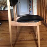 Suite of 4 chairs from the 1950s