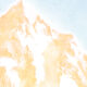 Mountain Landscape "Mount Clement" - Original Drawing