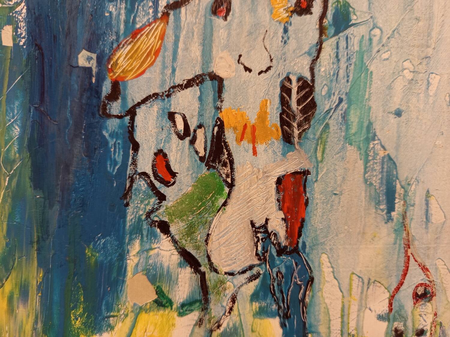 Oil painting signed
