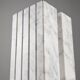 Carrara marble Art Deco lamp base 1940s