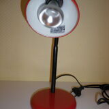 Lampe à poser émaillée vintage années 70