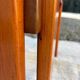 Afra and Tobia Scarpa wood and smoked glass coffee table