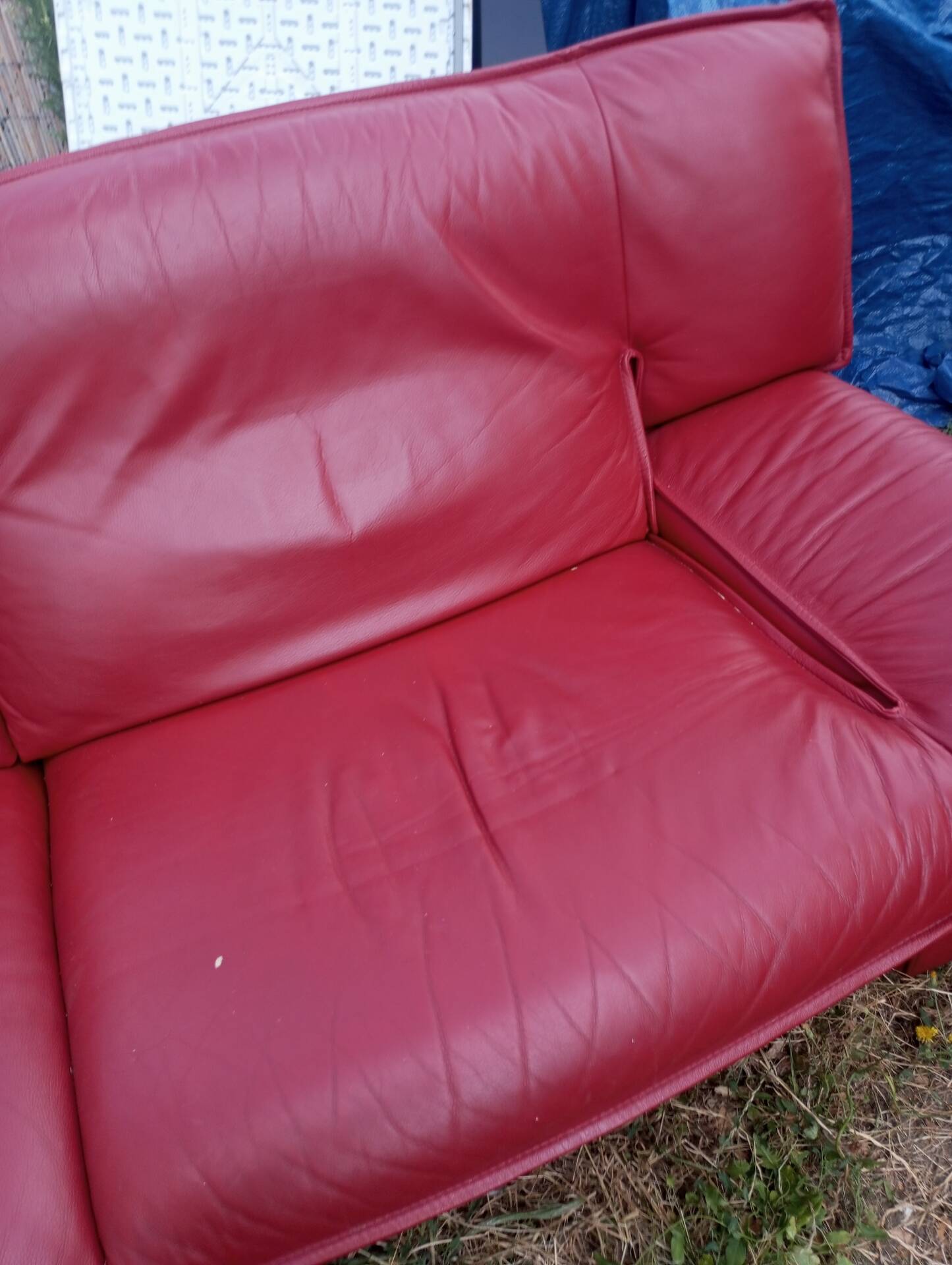 Italian 3-seater sofa in the style of Nicoletti Salotti.