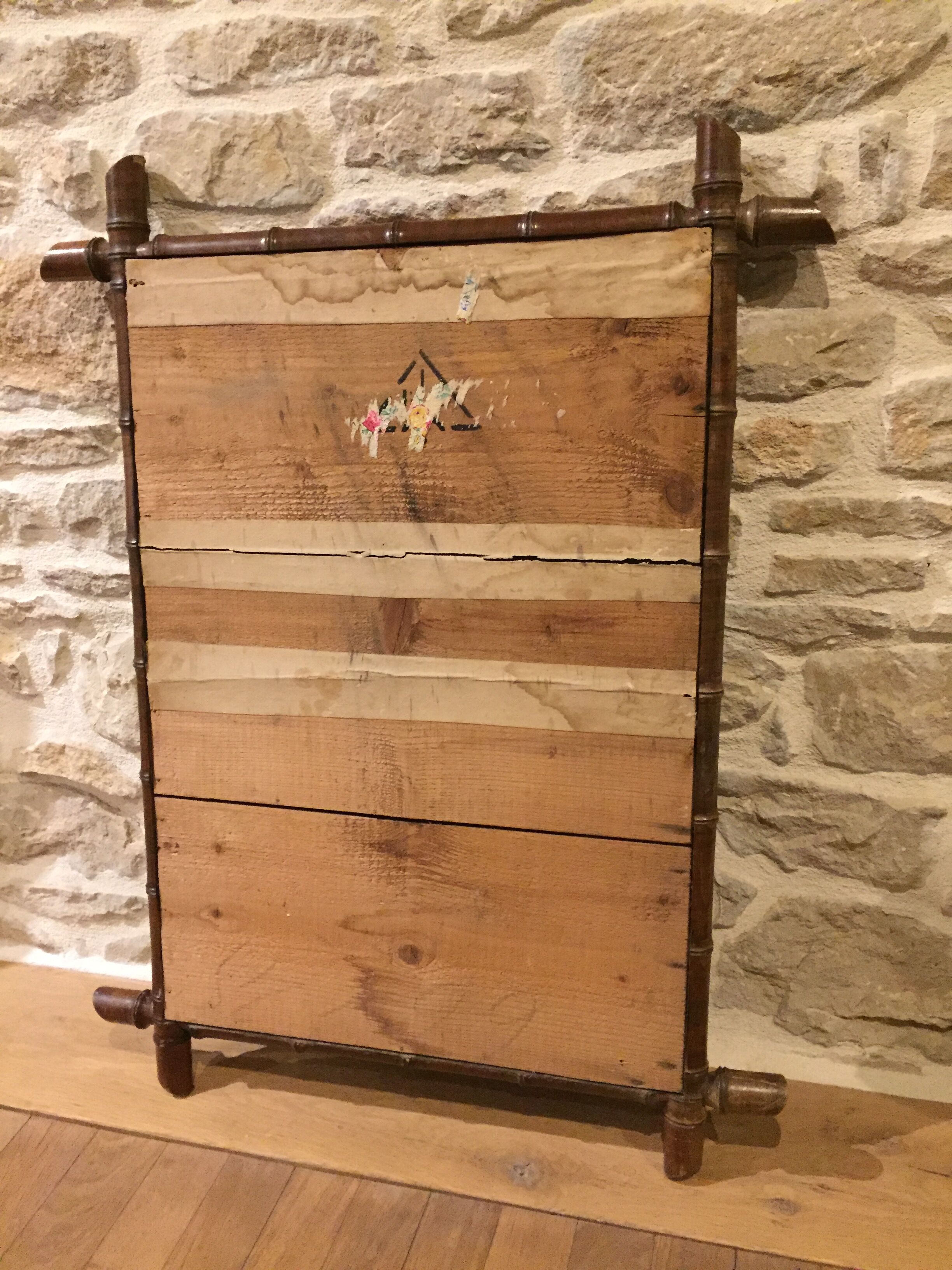 Bamboo mirror, 87 x 65cm