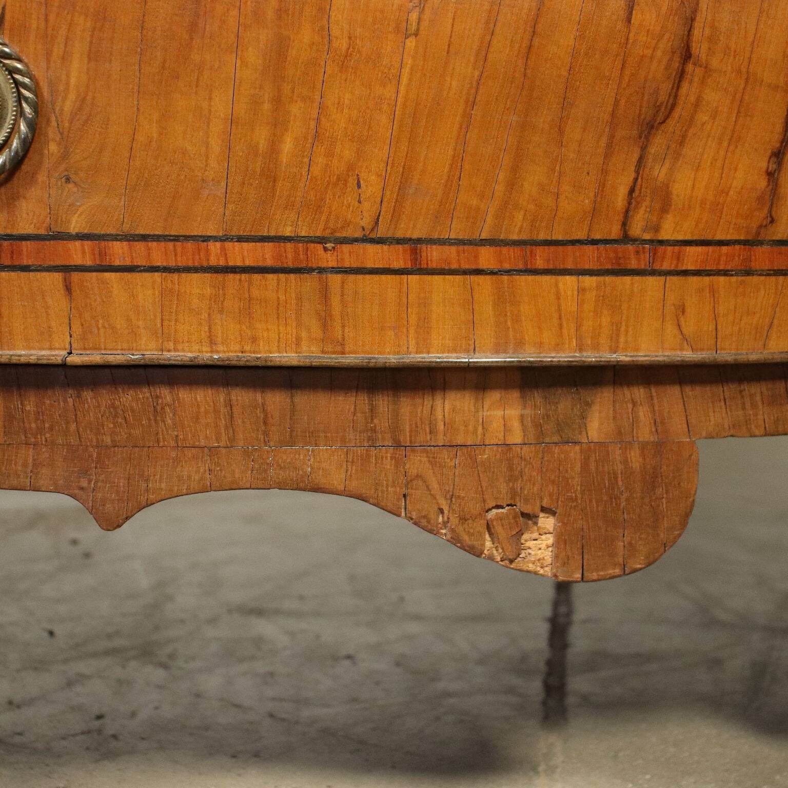 Tuscany baroque secretary with a drop-down front, Italy, 18th century