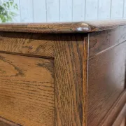 Bureau à cylindre en chêne