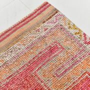 3x12 Faded Red Vintage Runner Rug, 97x353Cm