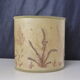 Vintage herbarium lampshade signed C. Loqueneux