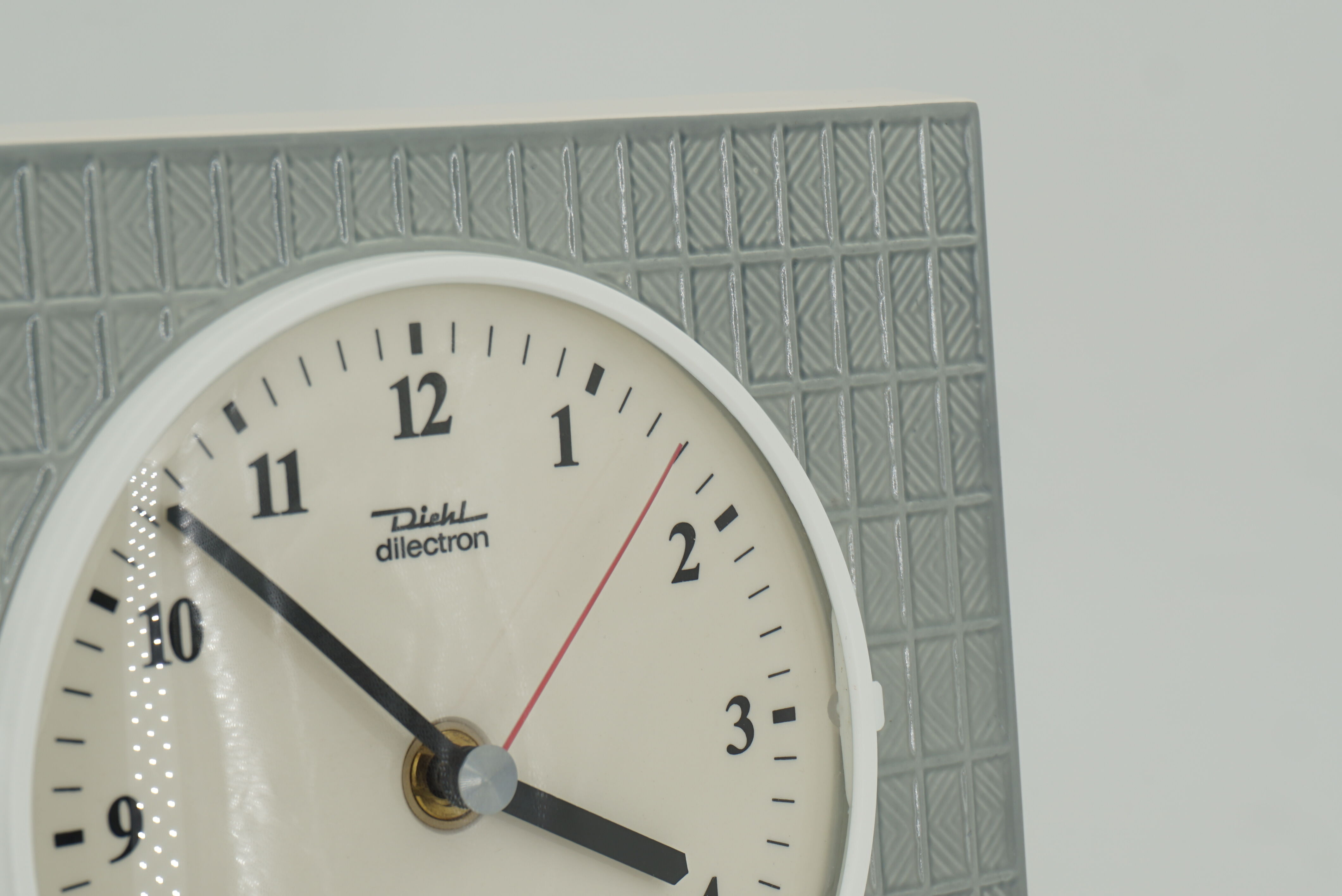 Diehl 60s grey ceramic wall clock