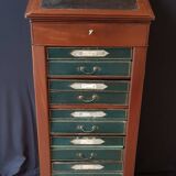 Storage unit, mahogany cardboard box