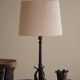 Danish table lamp, Jugendstil, Art Nouveau, in bronze, 1920s.