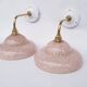 Swan neck and Clichy glass wall lights
