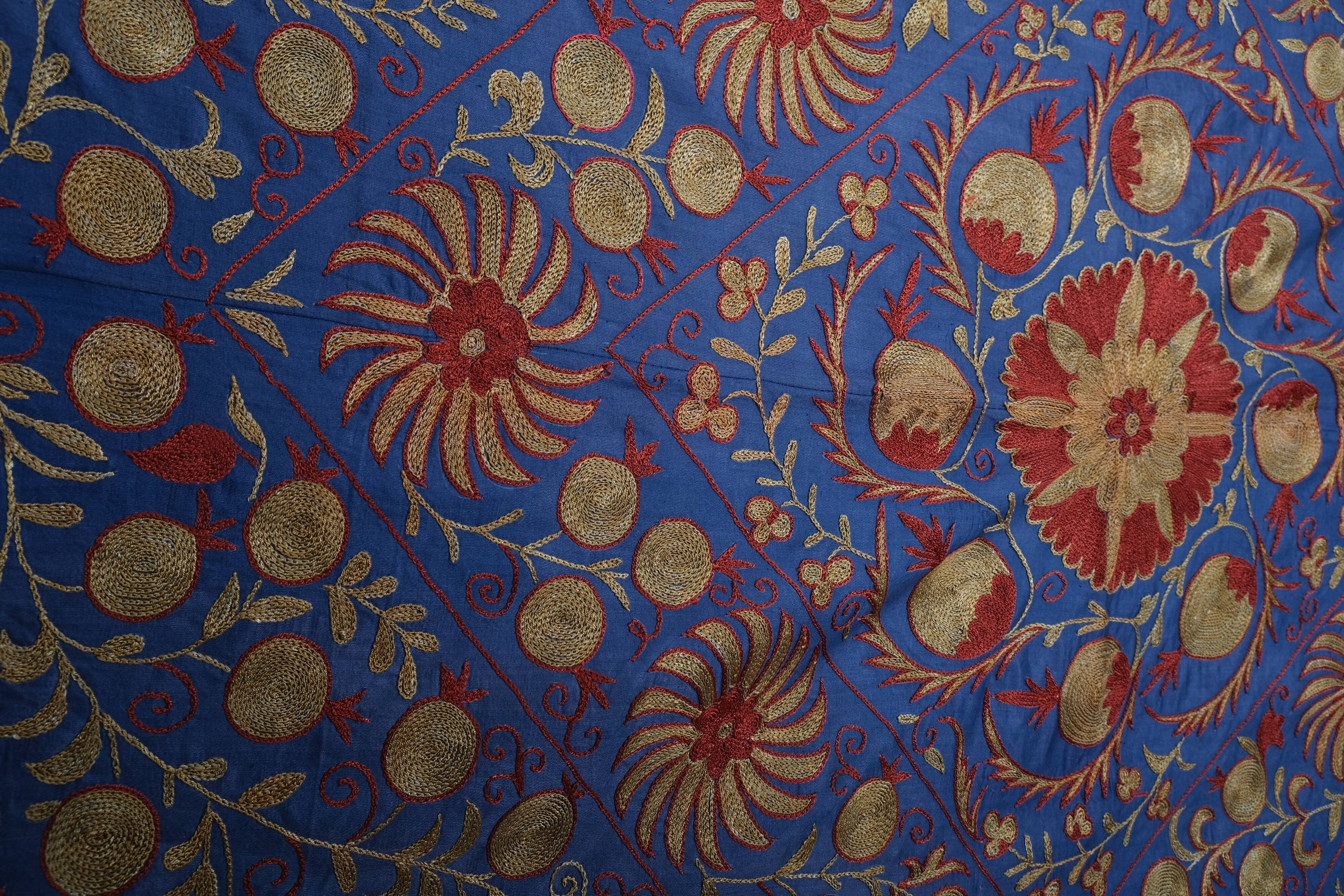 Hand knotted rug, vintage Turkish rug 100x194 cm