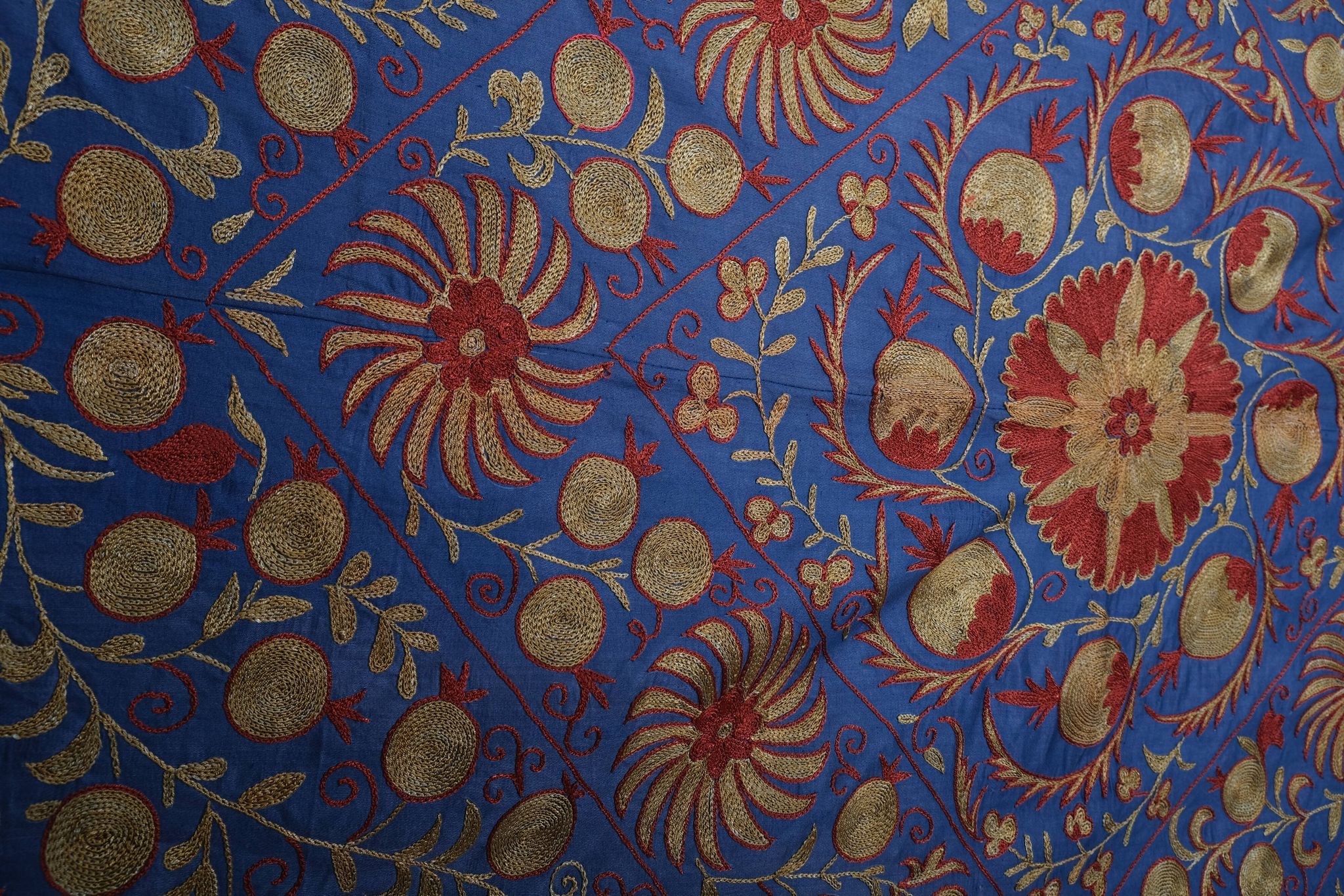 Hand knotted rug, vintage Turkish rug 100x194 cm