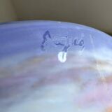 Art Nouveau suspension pâte de verre signed Degué