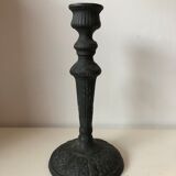 Old cast iron candlestick