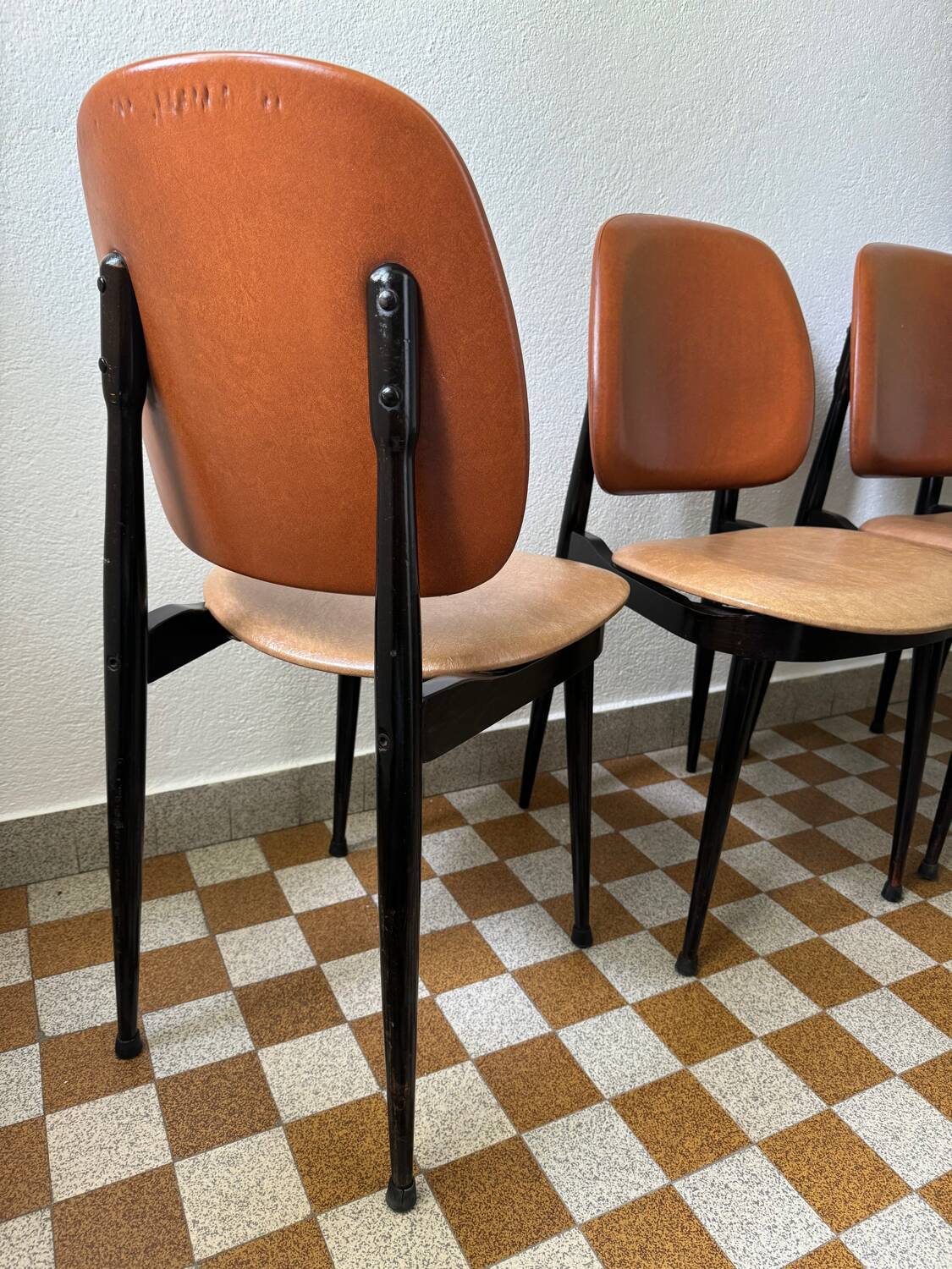 Baumann Pegasus chairs from the 60s (X4)