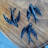 Lot 3 vintage swallows