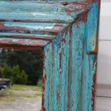 Ancient Burmese teak mirror
