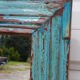 Miroir en teck birman ancien