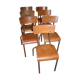 Lot de 7 chaises Mullca
