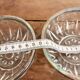 Pair of Cup Bowls Ramekin Silver-Plated Italy Cut Glass
