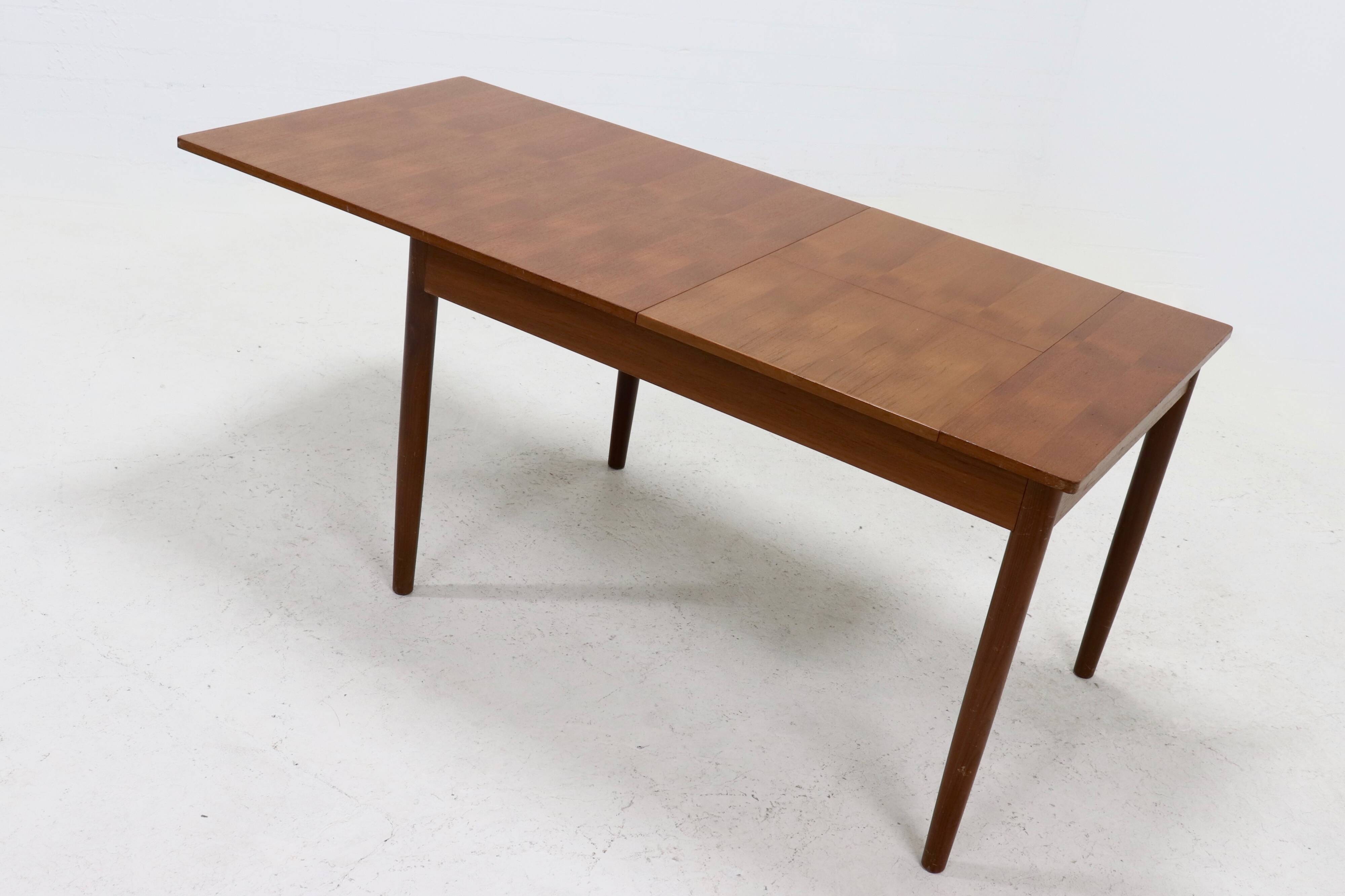Extendable Teak Dining Table 1960s